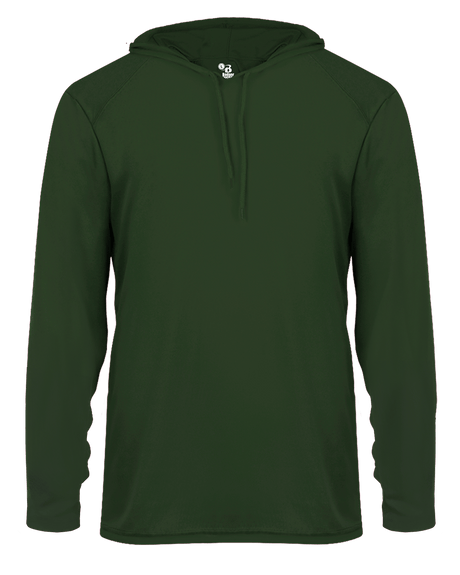 Badger 4150 Men's B-Core Long-Sleeve Hooded Tee Badger