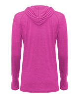 Badger Women's Tri-Blend Surplice Hooded Tee Badger