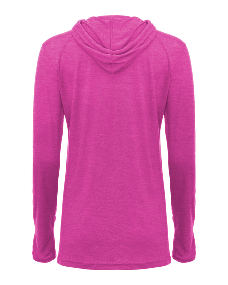 Badger Women's Tri-Blend Surplice Hooded Tee Badger