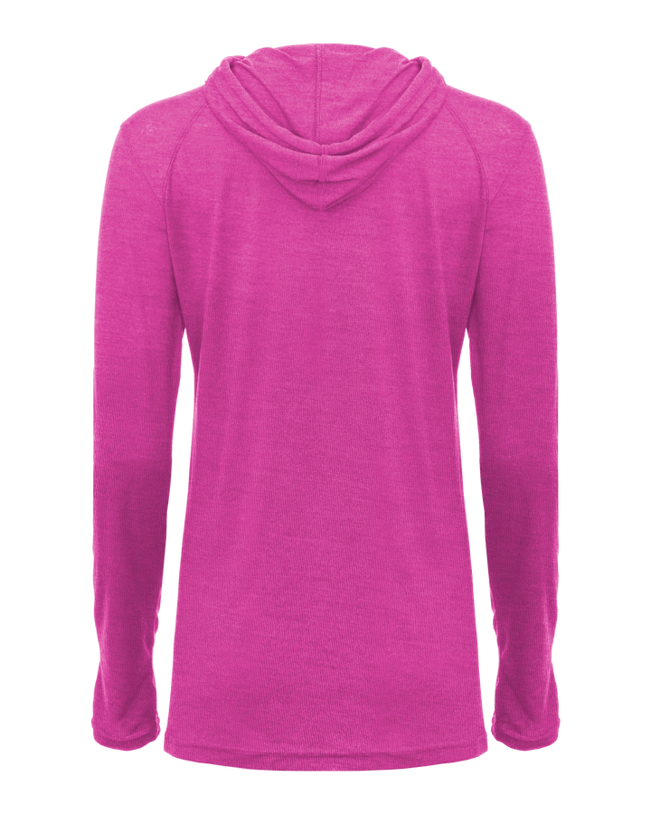 Badger Women's Tri-Blend Surplice Hooded Tee Badger