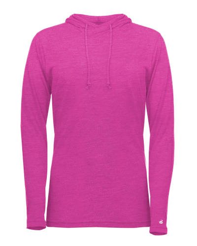 Badger Women's Tri-Blend Surplice Hooded Tee