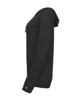 Badger Women's Tri-Blend Surplice Hooded Tee Badger