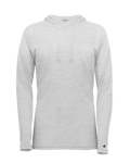 Badger Women's Tri-Blend Surplice Hooded Tee Badger