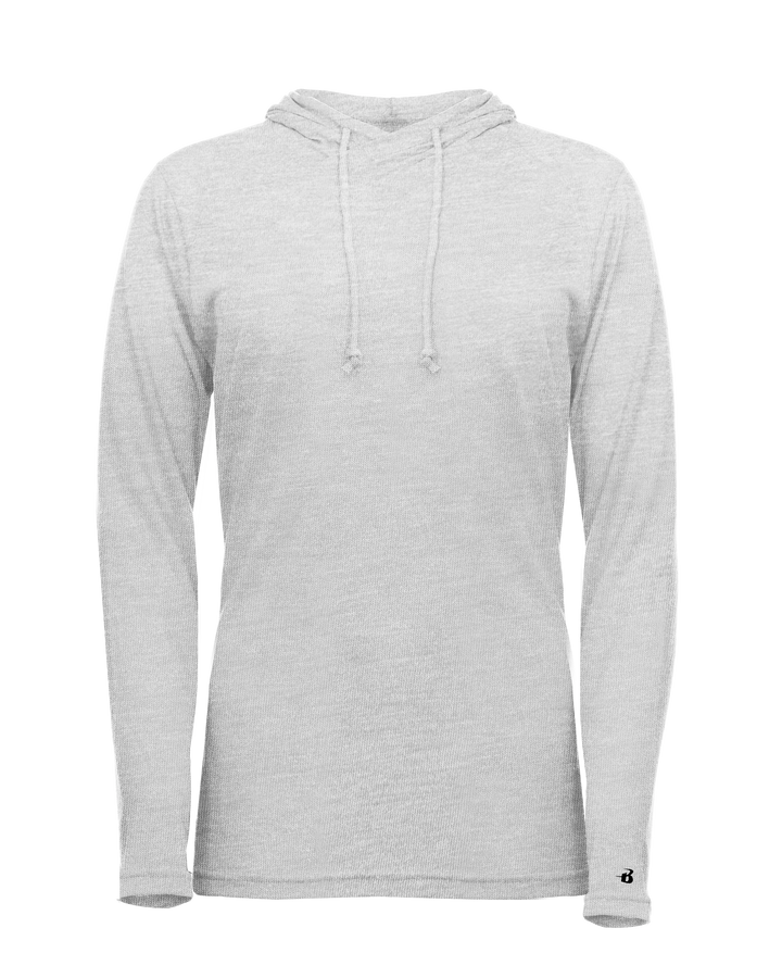 Badger Women's Tri-Blend Surplice Hooded Tee Badger