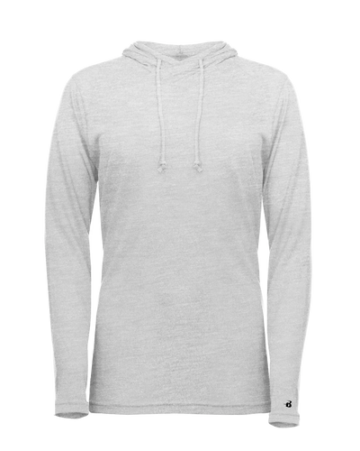 Badger Women's Tri-Blend Surplice Hooded Tee