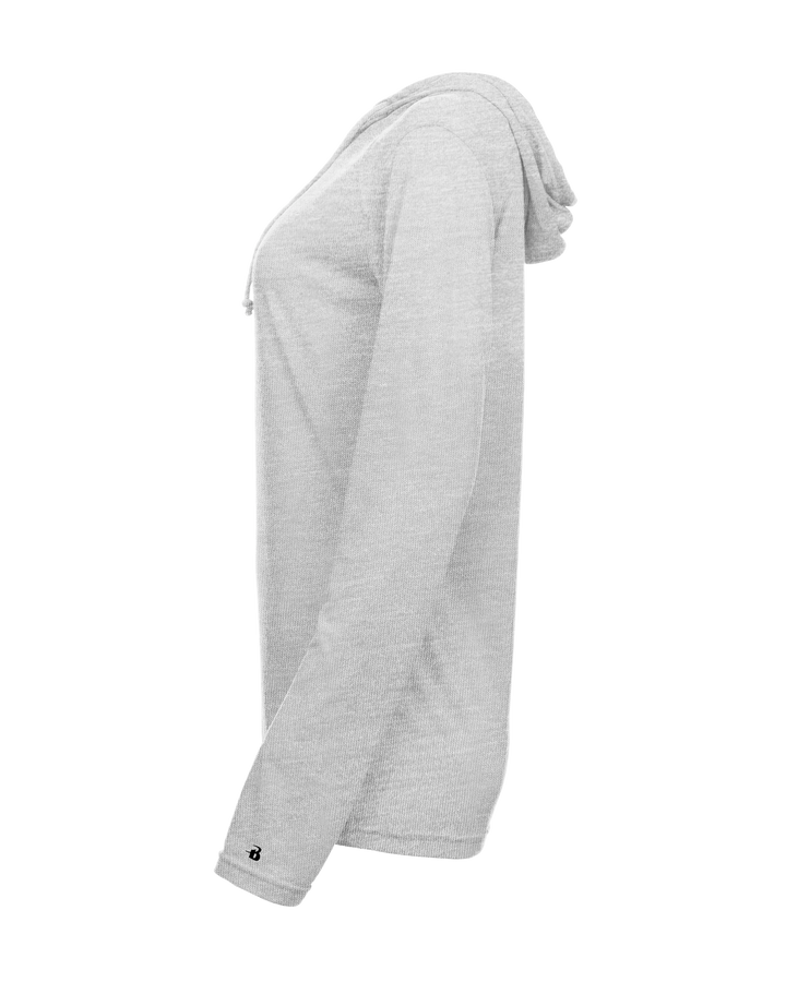 Badger Women's Tri-Blend Surplice Hooded Tee Badger