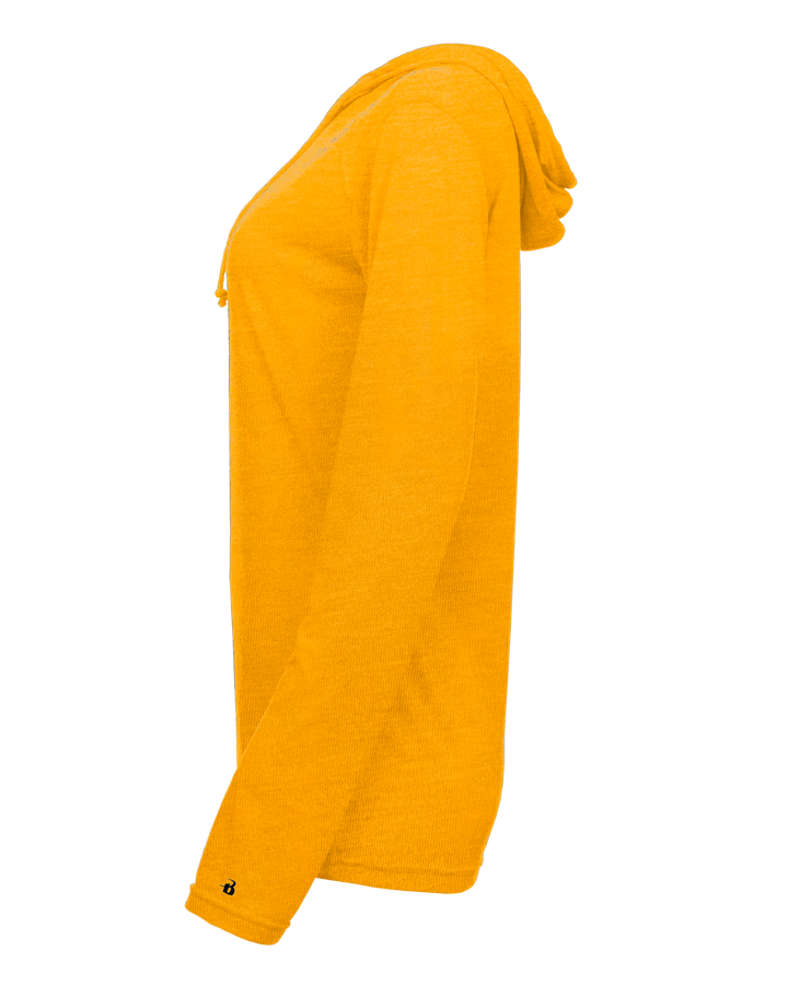 Badger Women's Tri-Blend Surplice Hooded Tee Badger
