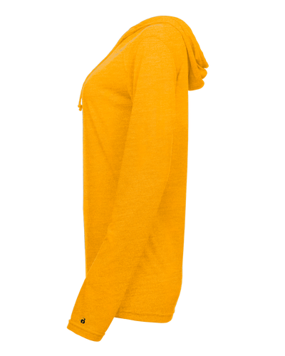 Badger Women's Tri-Blend Surplice Hooded Tee