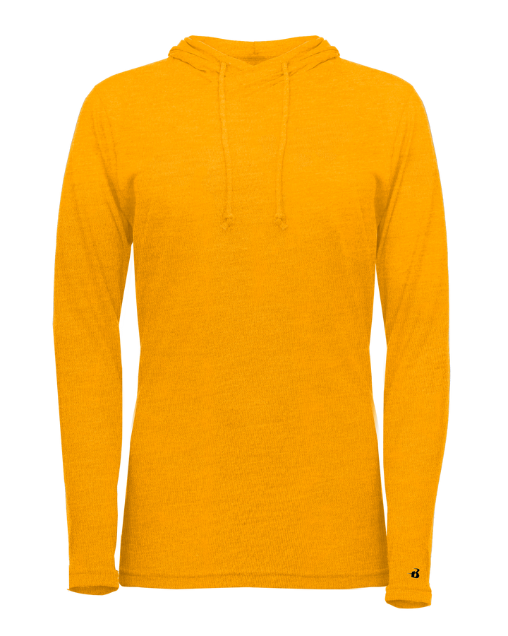 Badger Women's Tri-Blend Surplice Hooded Tee Badger
