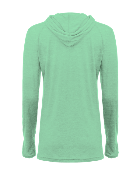Badger Women's Tri-Blend Surplice Hooded Tee Badger