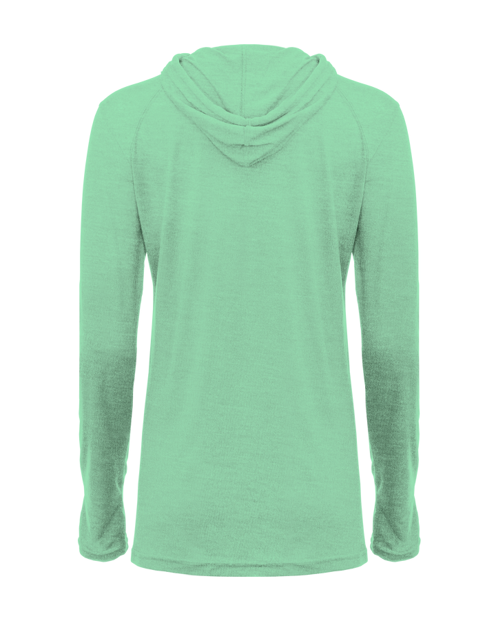 Badger Women's Tri-Blend Surplice Hooded Tee Badger