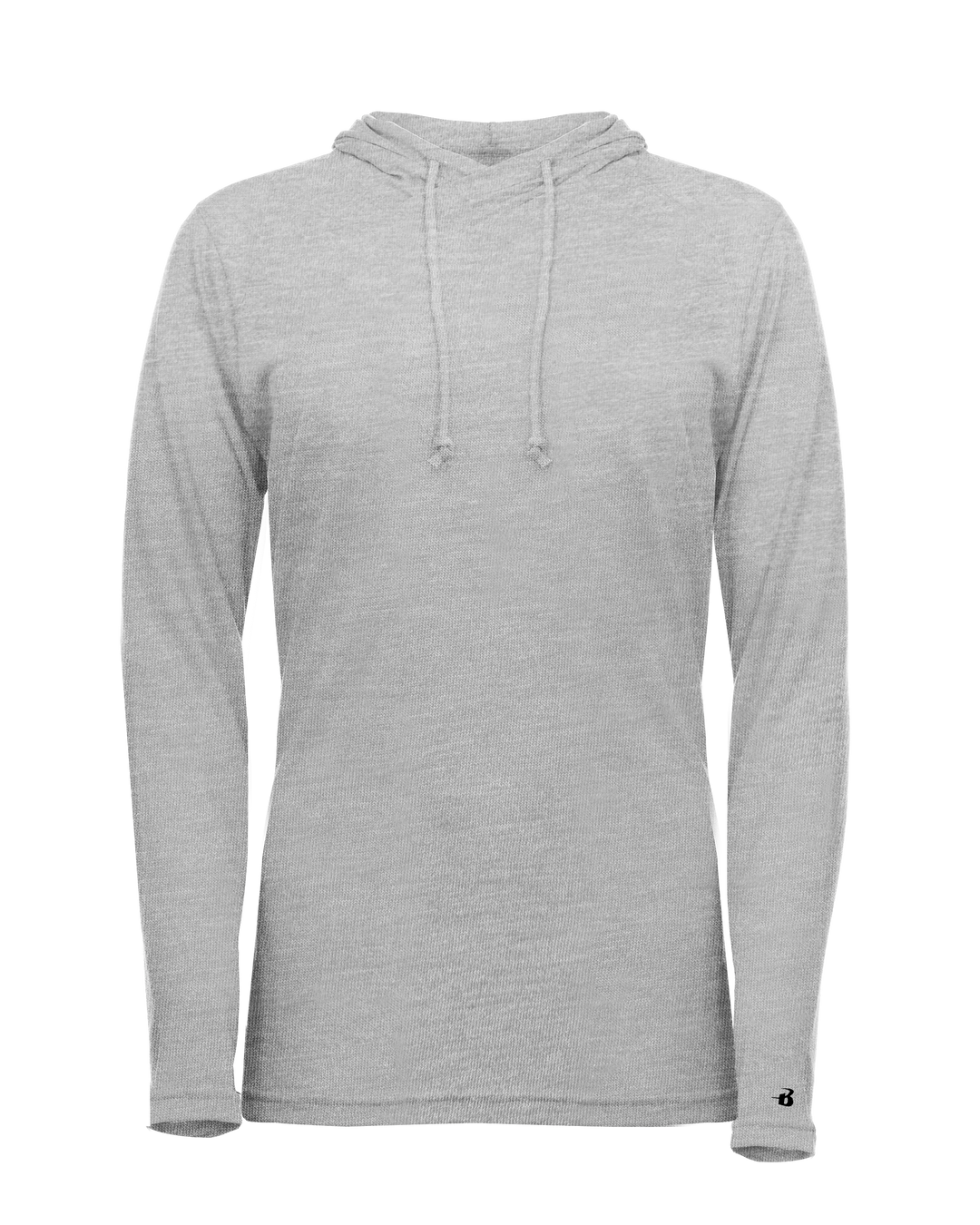 Badger Women's Tri-Blend Surplice Hooded Tee Badger