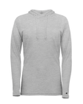 Badger Women's Tri-Blend Surplice Hooded Tee Badger