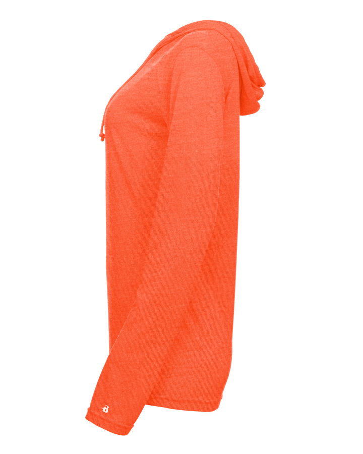 Badger Women's Tri-Blend Surplice Hooded Tee Badger