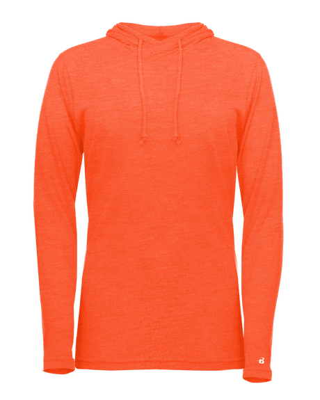 Badger Women's Tri-Blend Surplice Hooded Tee Badger
