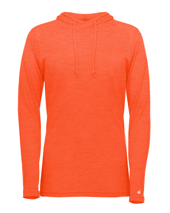 Badger Women's Tri-Blend Surplice Hooded Tee Badger