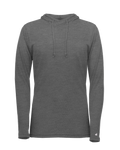 Badger Women's Tri-Blend Surplice Hooded Tee Badger