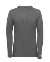 Badger Women's Tri-Blend Surplice Hooded Tee Badger