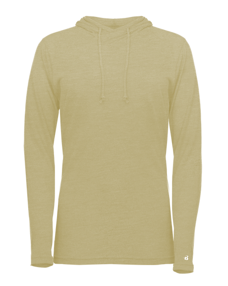 Badger Women's Tri-Blend Surplice Hooded Tee Badger