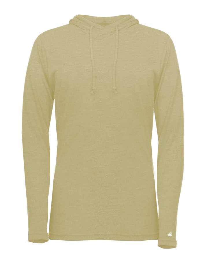 Badger Women's Tri-Blend Surplice Hooded Tee Badger