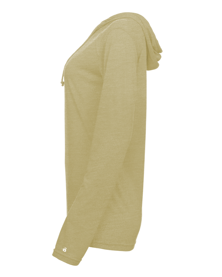 Badger Women's Tri-Blend Surplice Hooded Tee Badger