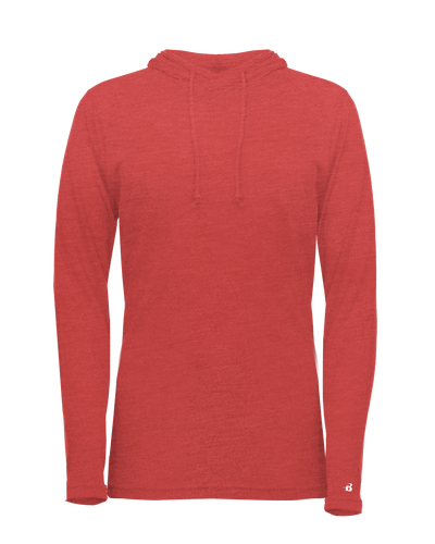 Badger Women's Tri-Blend Surplice Hooded Tee