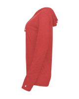 Badger Women's Tri-Blend Surplice Hooded Tee Badger