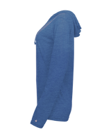 Badger Women's Tri-Blend Surplice Hooded Tee Badger