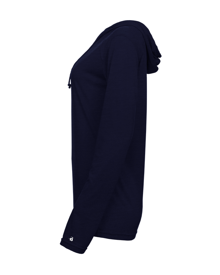 Badger Women's Tri-Blend Surplice Hooded Tee Badger