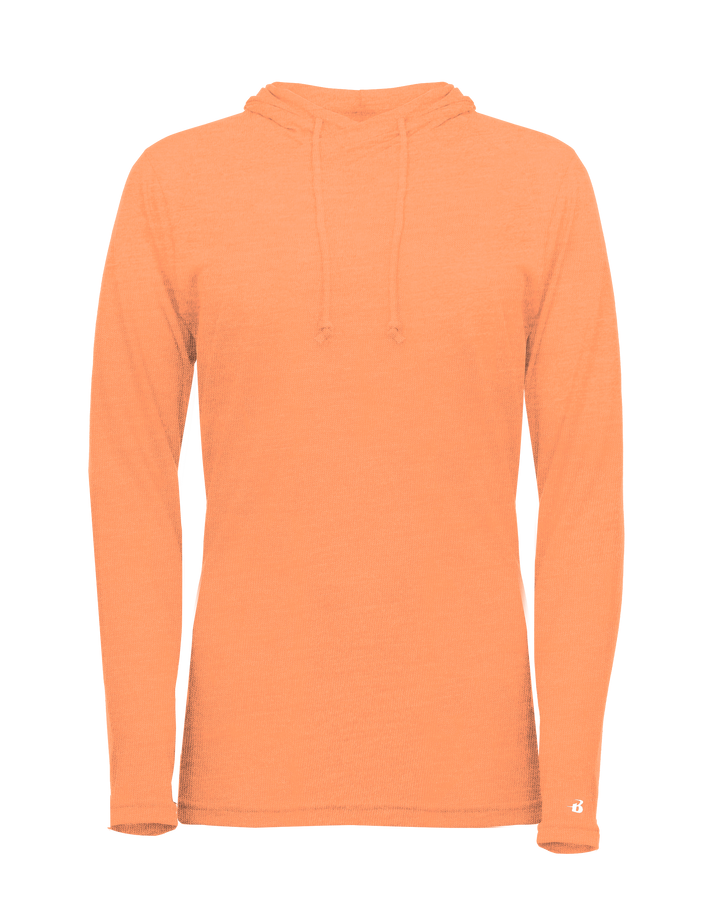 Badger Women's Tri-Blend Surplice Hooded Tee Badger