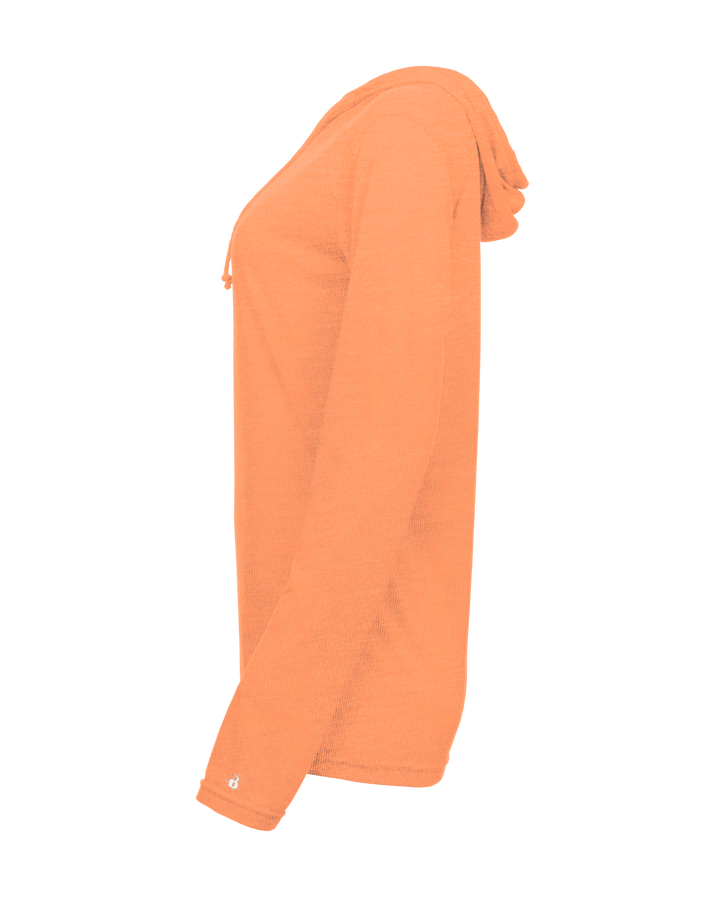 Badger Women's Tri-Blend Surplice Hooded Tee Badger
