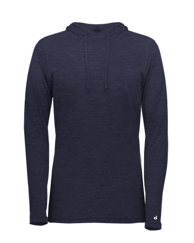 Badger Women's Tri-Blend Surplice Hooded Tee