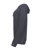 Badger Women's Tri-Blend Surplice Hooded Tee Badger