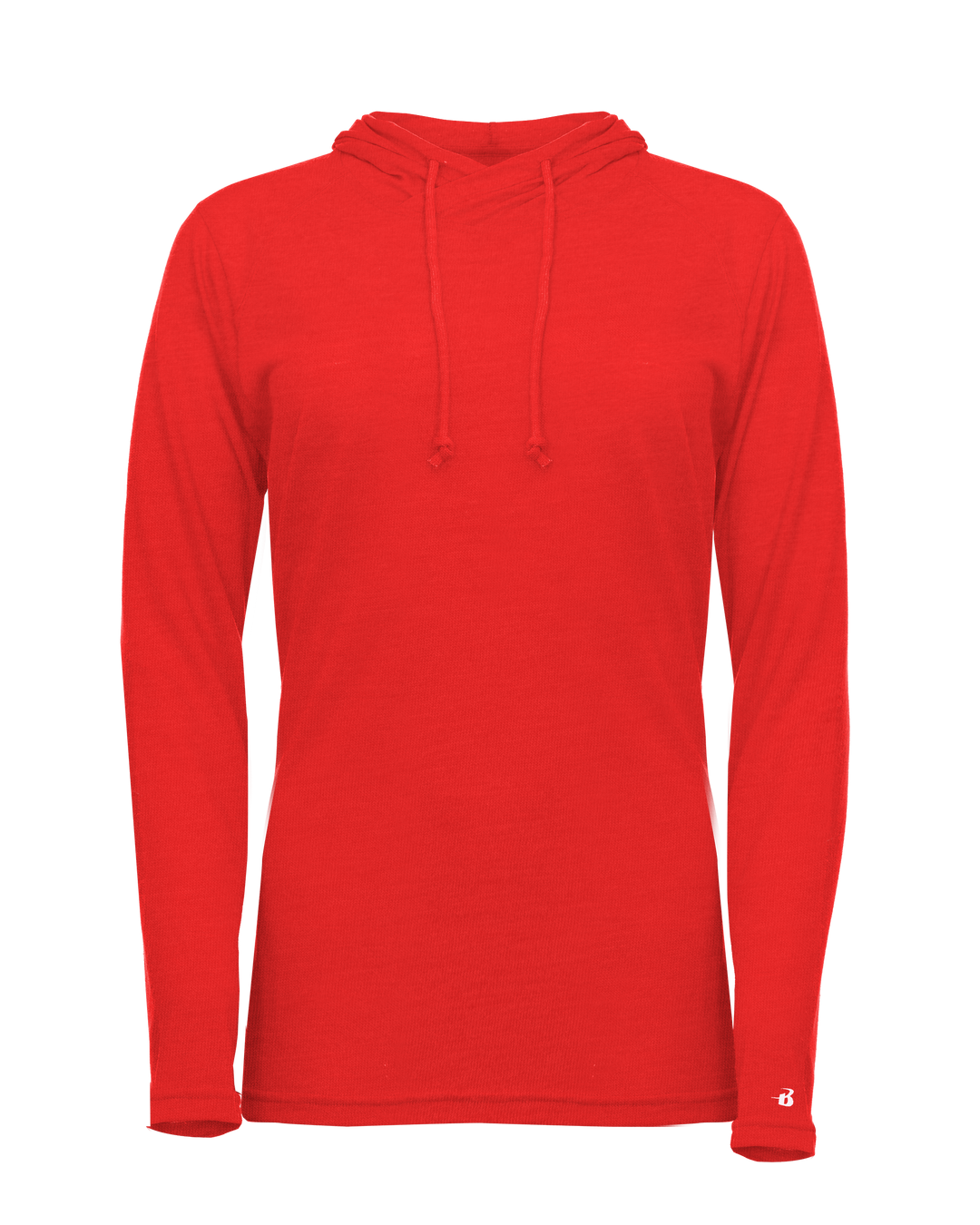 Badger Women's Tri-Blend Surplice Hooded Tee Badger