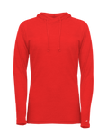 Badger Women's Tri-Blend Surplice Hooded Tee Badger
