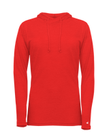 Badger Women's Tri-Blend Surplice Hooded Tee Badger