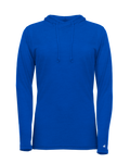 Badger Women's Tri-Blend Surplice Hooded Tee Badger