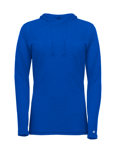 Badger Women's Tri-Blend Surplice Hooded Tee