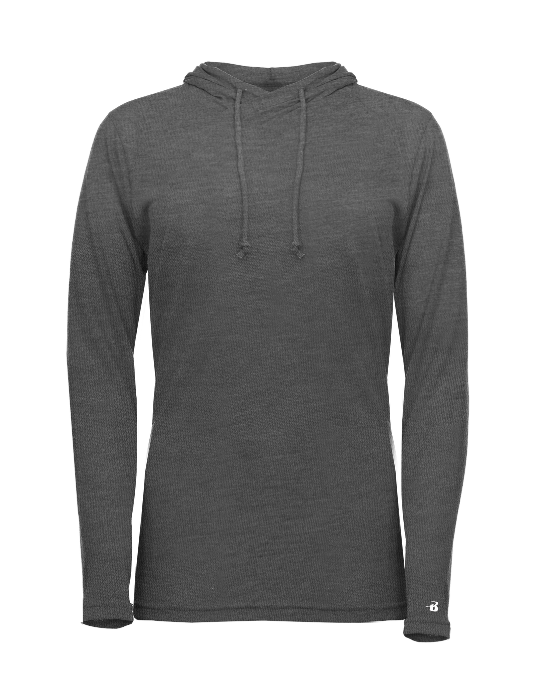 Badger Women's Tri-Blend Surplice Hooded Tee Badger