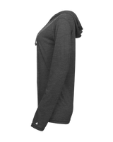 Badger Women's Tri-Blend Surplice Hooded Tee Badger