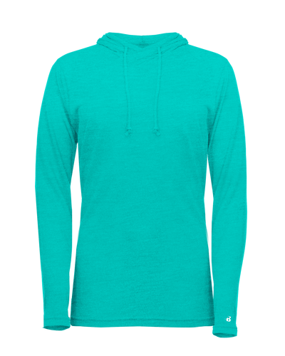 Badger Women's Tri-Blend Surplice Hooded Tee