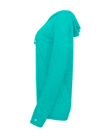 Badger Women's Tri-Blend Surplice Hooded Tee Badger