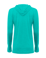 Badger Women's Tri-Blend Surplice Hooded Tee Badger