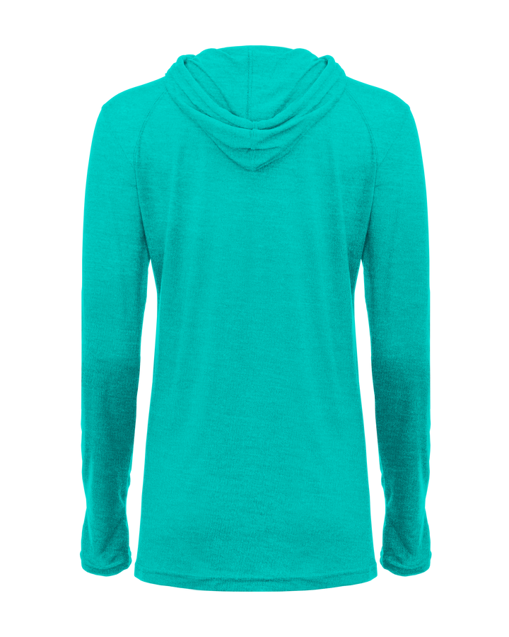 Badger Women's Tri-Blend Surplice Hooded Tee Badger
