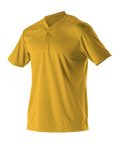 Alleson Adult Baseball 2 Button Henley Jersey Alleson