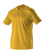 Alleson Adult Baseball 2 Button Henley Jersey Alleson
