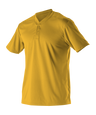 Alleson Adult Baseball 2 Button Henley Jersey Alleson