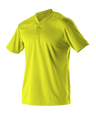 Alleson Adult Baseball 2 Button Henley Jersey Alleson