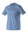 Alleson Adult Baseball 2 Button Henley Jersey Alleson