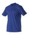 Alleson Adult Baseball 2 Button Henley Jersey Alleson